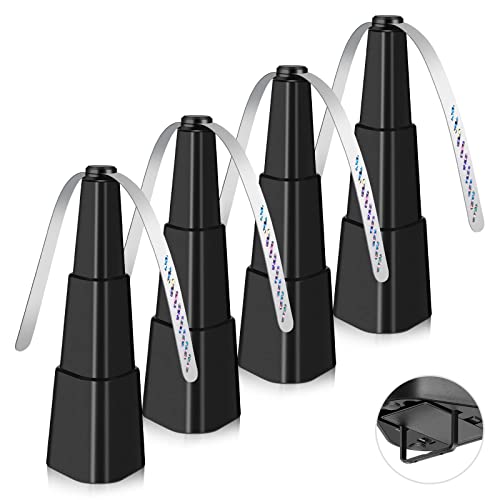 Fly Fans for Tables, Fly Fan Outdoor Indoor Keep Flies Away, Portable Table Top Fly Fan Fly Spinner with Holographic Blades, Fly Deterrent for Picnic, Restaurant, Party, Home, BBQ (4 Pack)