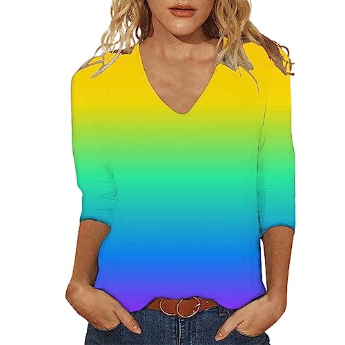 Start a Selling Account,Running Shirts Womens Tops 3/4 Sleeve Summer Print Plain Travel Cute Tops V Neck Slim Fit Half Quilting Supplies Clearance,Grey Shirt Women