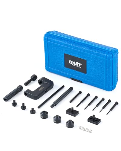 Orion Motor Tech 19pc Chain Brake Tool Kit with C Frame 3 Anvils 5 Break Tips, Dirtbike ATV Bicycle Motorcycle Chain Tool Chain Link Removal Tool Chain Rivet Tool for Cam & 25 to 630 Chains