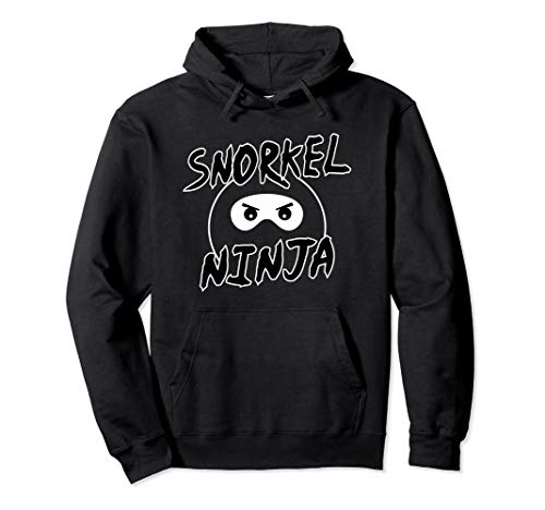 Snorkel Ninja – Novelty Snorkeling, Swimming Pullover Hoodie