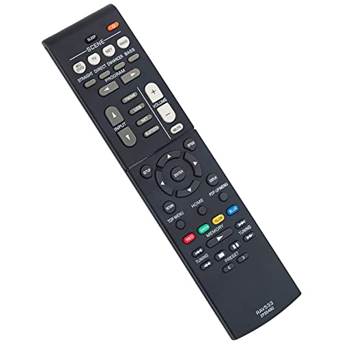 RAV533 ZP35490 Replace Remote Control fit for Yamaha Receiver HTR-3068 RX-V479 RX-V579 HTR-4068 TSR-5790 RX-V481 HTR-4069 RX-V483 RX-A670 HTR-5069 RX-A660 RX-V581 RX-V481D RX-V583 RX-S601 RX-S601D
