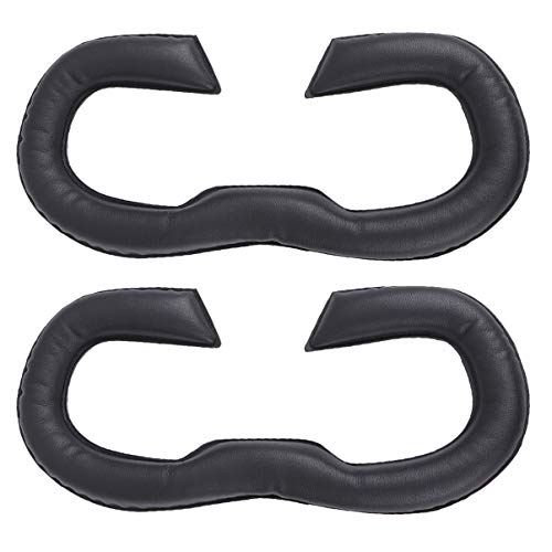 Mikikit 2pcs Virtual Reality Accessories Mat Eye Mask Face Cushion Sponge Cover Makeup Earth Tones