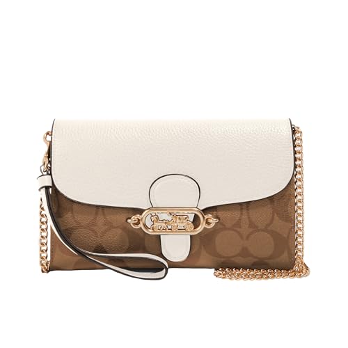 Coach Signature Elle Hardware Chain Crossbody