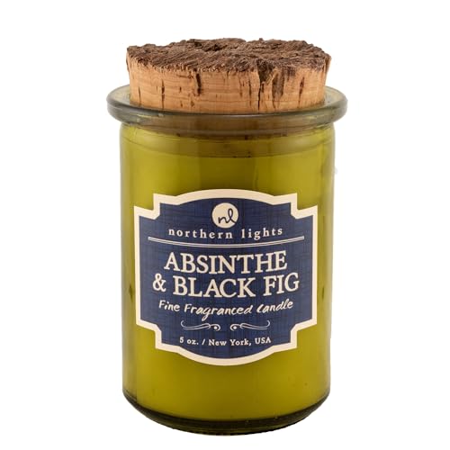 Northern Lights Candles, Absinthe & Black Fig Spirit Candle, 5oz