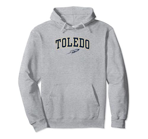 Toledo Rockets Arch Over Logo Officially Licensed Pullover Hoodie