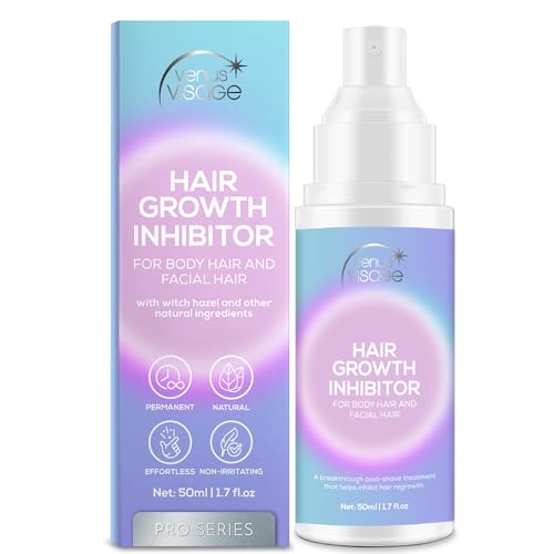 Hair Inhibitor 50ml Upgraded, Hair Stop Growth Spray, Non-Irritating Hair Removal Inhibitor for Body and Face, Arm, Armpit, Leg for Men and Women
