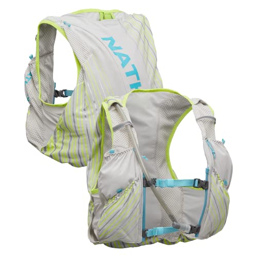 Nathan Women's Pinnacle Race Vest & 12L Hydration Pack with 1.6L Bladder, Water-Resistant Pockets, Lightweight & Moisture Wicking