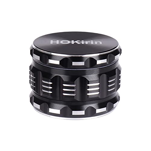 HOKirin 2.5' Black Grinder Large Grinder for Spice
