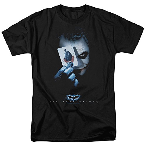 Popfunk The Dark Knight Heath Ledger Joker with Card T Shirts & Stickers (Large) Black