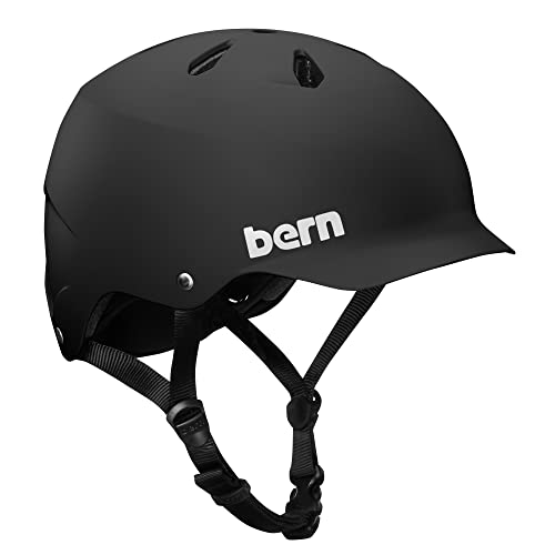 BERN, Summer Watts EPS Helmet, Matte Black, Small