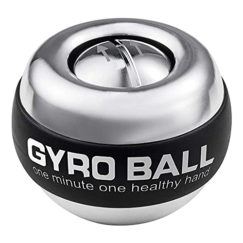 GOZATO Auto-Start Wrist Power Gyro Ball, Wrist Strengthener and Forearm Exerciser for Stronger Arm Fingers Wrist Bones and Muscle