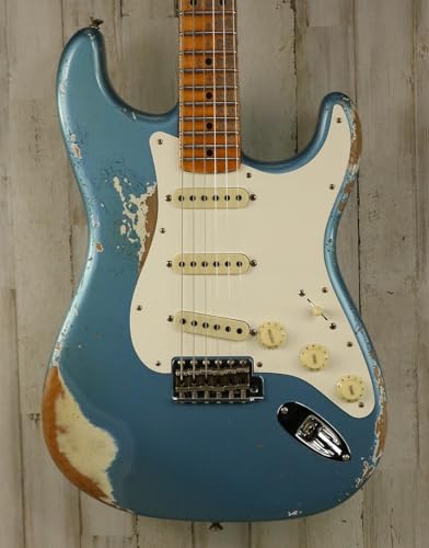 NEW Fender Custom Shop Red Hot Stratocaster Super Heavy Relic - Lake Placid Blue (095)