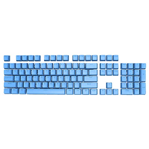 heave 104Pcs Keycaps Set,ABS Keycaps Double Shot Backlight Keycaps for MX Mechanical Gaming Keyboard Replacement Key Cap(Only Including Keycaps) Blue