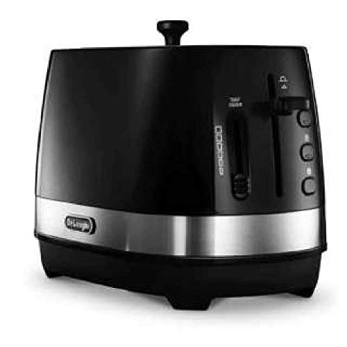 Delonghi ACTIVE SERIES Pop-Up Toaster CTLA2003J-BK (Intense Black)【Japan Domestic genuine products】【Ships from JAPAN】