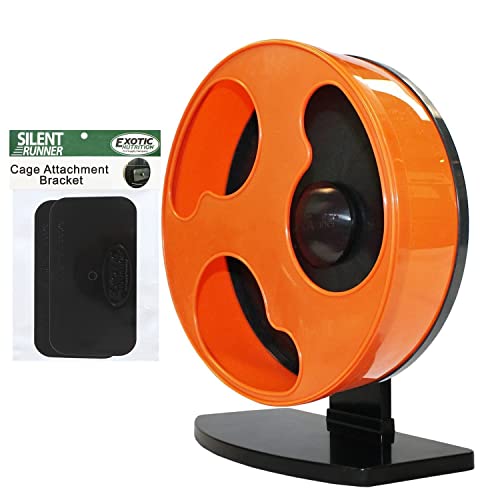 Silent Runner 12' Regular | Wheel + Cage Attachment | Sugar Gliders, Hamsters, Rats