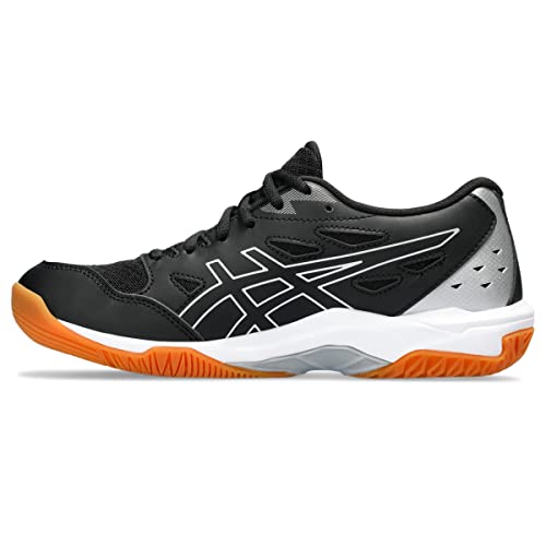 ASICS Women's Gel-Rocket 11 Volleyball Shoes, 7, Black/Pure Silver