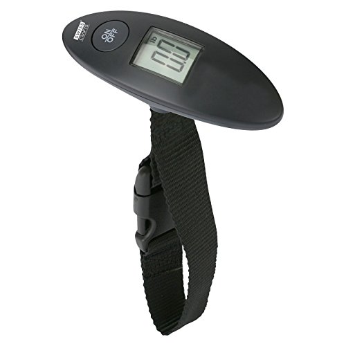 Swiss Crafts Oval Shape Digital Luggage Scale, Digital Travel Weight Suitcases
