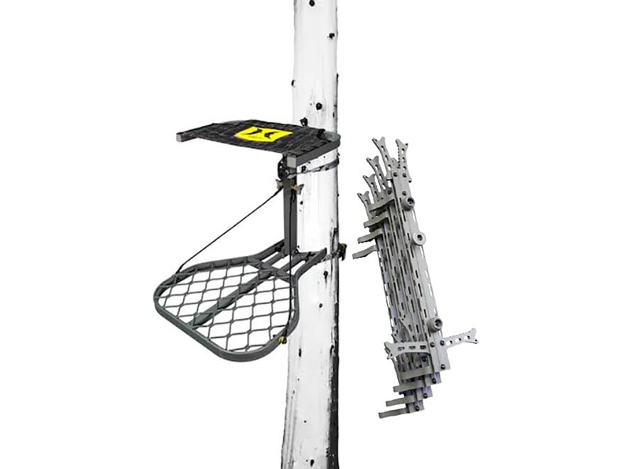 Hawk Helium Micro Ultra-Light Hang On Treestand and Stick Combo Black