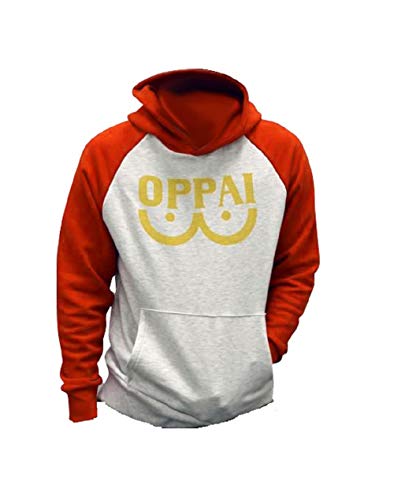 Cosplaybar Saitama Oppai Hoodie Sweatshirt Costume Hooded Jacket Outfit Coat M