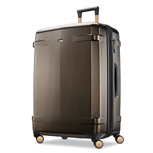 Hartmann Century Deluxe Hardside Expandable Large Checked Luggage with Spinner Wheels, Bronze