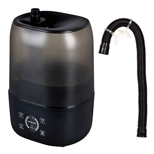 REPTI ZOO 4L Reptile Fogger Large Reptile Mister Tank Reptile Terrariums Humidifier Digital Tank Timing Terrarium Humidifier Smart Touch Screen Adjustable Fogger Misting System for Reptiles Amphibians