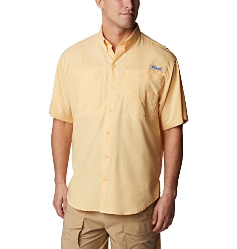 Columbia Men's Standard Tamiami II Short Sleeve Shirt, Cocoa Butter, Medium