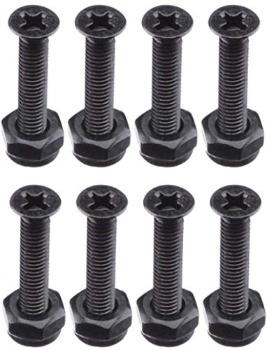Longboard Skateboards Cruiser Hardware Screws 1 inch Black Color (1')