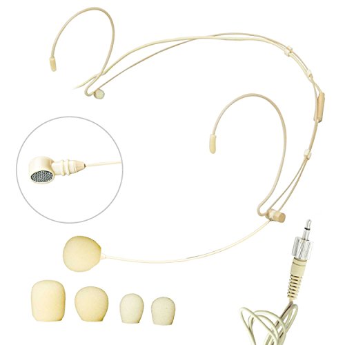 Nady HM-20U Headset Microphone Beige 3.5 MM