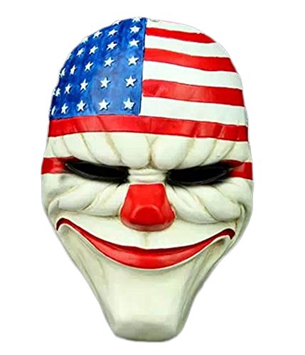 King Ma Payday2 Unisex Cosplay Mask Halloween Costumes