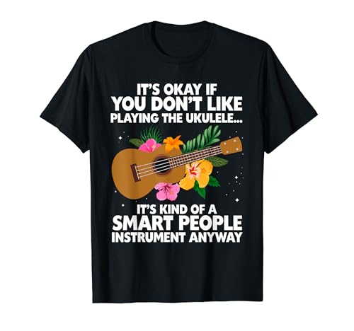 Funny Ukulele Design For Men Women Kids Uke Ukulele Player T-Shirt
