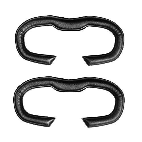 VR Eye Mask Foam VR Face Cushion Cover PU Leather for Rift S PC-Powered VR Gaming Headset (2PCS)