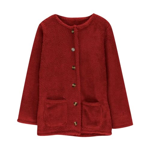Womens Winter Coat Long Oct 10-11 Prime Deals Women'S Winter Coats Warm Sherpa Lined Parkas Jacket Leisure Plush Sweater Coat Large Top Sweater Coat