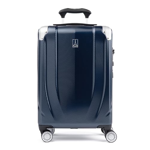 Travelpro Pathways 3 Hardside Expandable Luggage, 8 Spinner Wheels, Lightweight Hard Shell Suitcase, Carry On 21 Inch, Royal Blue