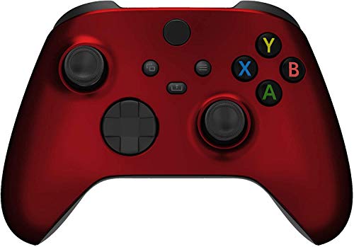 Custom Controllerzz Wireless Controller for Microsoft Xbox Series X/S & Xbox One - Custom Soft Touch Feel - Custom Xbox Series X/S Controller (X/S Red)