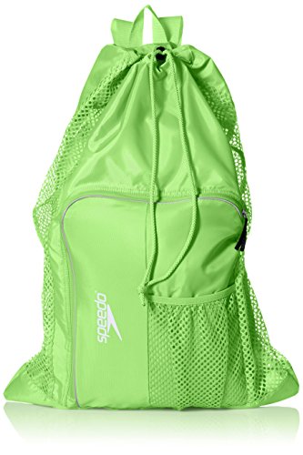 Speedo Unisex-Adult Deluxe Ventilator Mesh Equipment Bag Jasmine Green, One Size