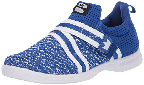 Brunswick Mens Bowling Shoes, Royal/White, 9.5 US
