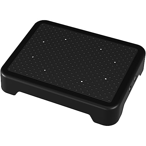 SOYO Mobility One Step Stool, Heavy Duty Indoor/Outdoor Non-Slip Step Platform Assistive Devices for Adults and Elderly, Portable Standing Supports for Cars, Bed, Door, Stair or Bathroom, Black-Black