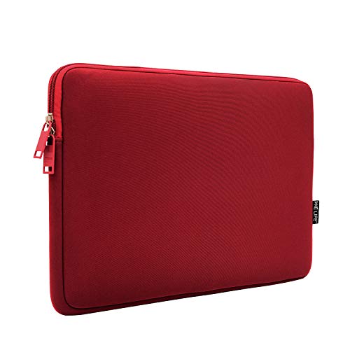 ONE LIFE 13-13.3 Inch Waterproof Neoprene Water resistent Laptop Sleeve Case Notebook Computer case Basic Bag Compatible with 13 Inch MacBook Pro,MacBook Air,13 Inch Laptop Chromebook Computer,Red