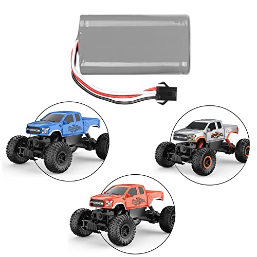 DOUBLE E 7.4V 900Mah NiMH Rechargeable Battery with USB Charger Cable for Ford rc car