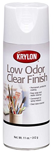 Krylon K07120 11-Ounce Low Odor Clear Matte Finish Aerosol Spray
