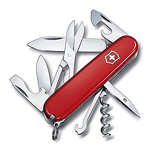 Victorinox Swiss Army Climber Pocket Knife (Red)