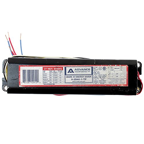 Advance V-2S40-1-TP Mark III Energy Saver Rapid Start Ballast 277V 60Hz