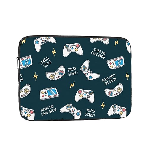 Joystick Gamepad Game Controller Laptop Sleeve 10 inch Carrying Bag Protective Case Tote Tablet Cover Notebook Computer Bag for Women Men