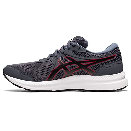 ASICS Men's Gel-Contend 7 Carrier Grey/Classic Red Running Shoe 10 M US