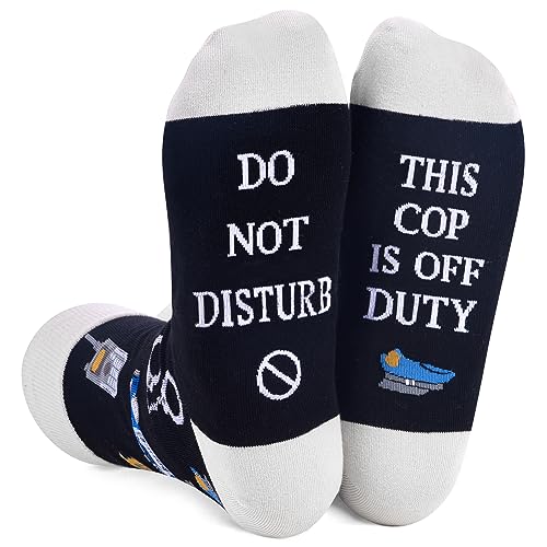 Zmart Police Socks Men Cop Socks Police Gifts Police Officer Gifts Gifts For Cop Police Retirement Gifts Police Chief Gifts Police Week Gifts