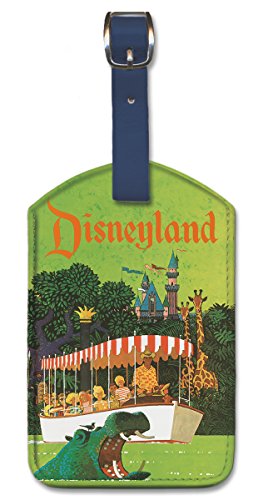 Pacifica Island Art Leatherette Luggage Baggage Tag - Disneyland by Stan Galli