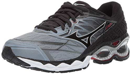 Mizuno Men's Wave Creation 20 Running Shoe, Trade Winds/Black, 9.5 D US