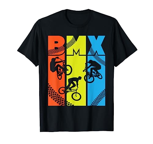 Vintage Retro BMX - Funny BMX Rider Bicycle Motocross T-Shirt