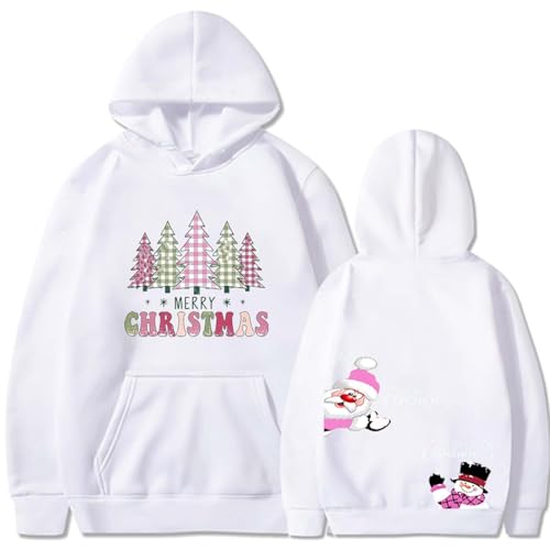 Open Front Coat For Women Outlet Deals Overstock Women'S 2023 Winter Casual Warm Coats Christmas Front Back Printed Hooded Fashion Fleece Sweater Coat