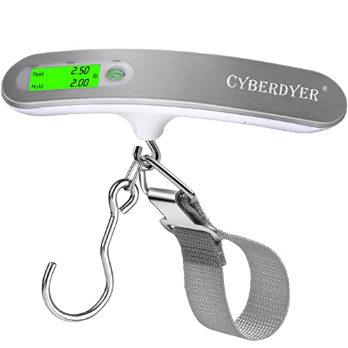 110 lbs Digital Bow Scale Recurve Archery Bow Scale Bow Poundage Scale Hunting Scale Luggage Scale with Peak and Hold Scale LCD Display